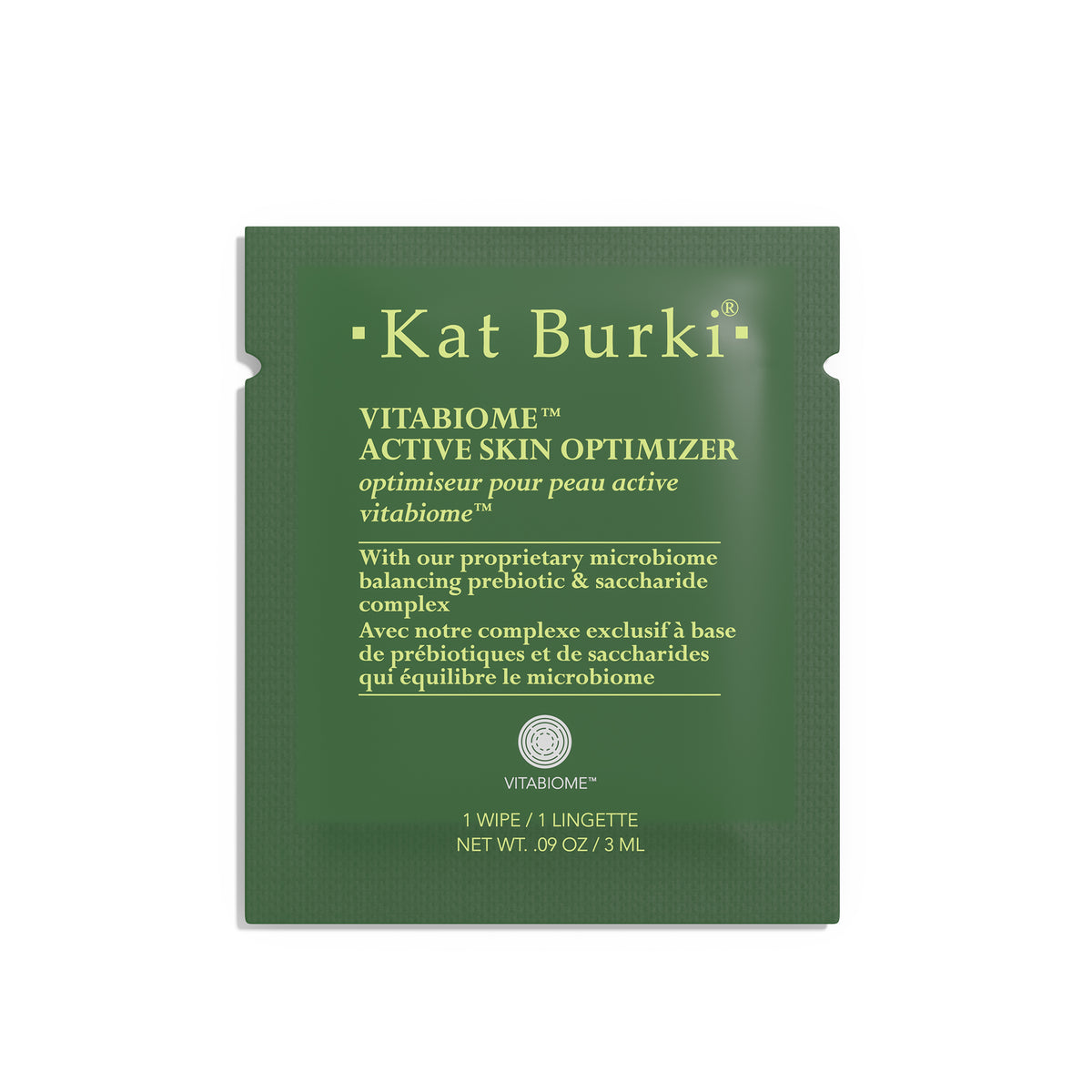 VitaBiome Active Skin Optimizer - 3ml Wipe Packette